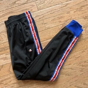 Champion Sweatpants Men Medium Vintage C-Stripe Hip-Hop Track‎ Gym Retro Y2K 90s